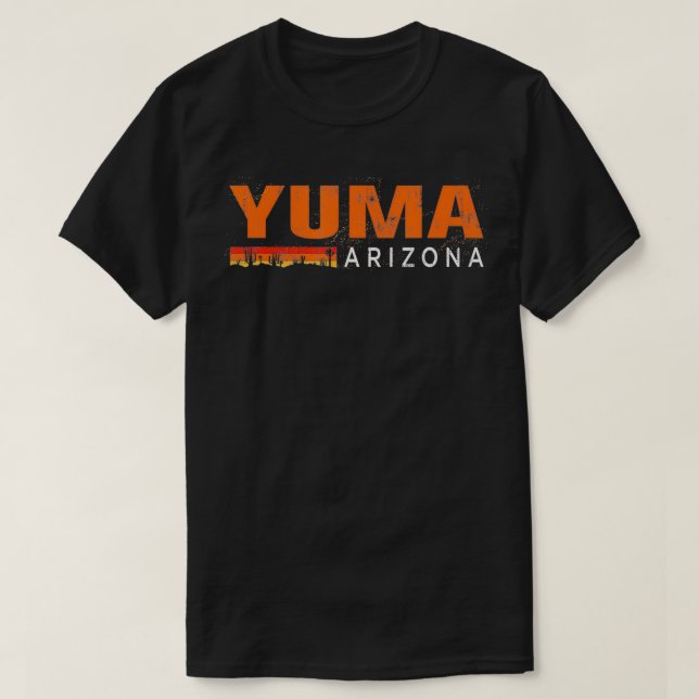 Camiseta Desierto de vibraciones del desierto de Yuma Arizo (Diseño del anverso)