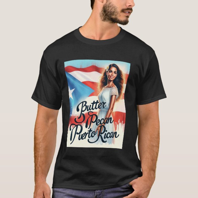 Camiseta Desierto del Orgullo Puertorriqueño Pecan (Anverso)