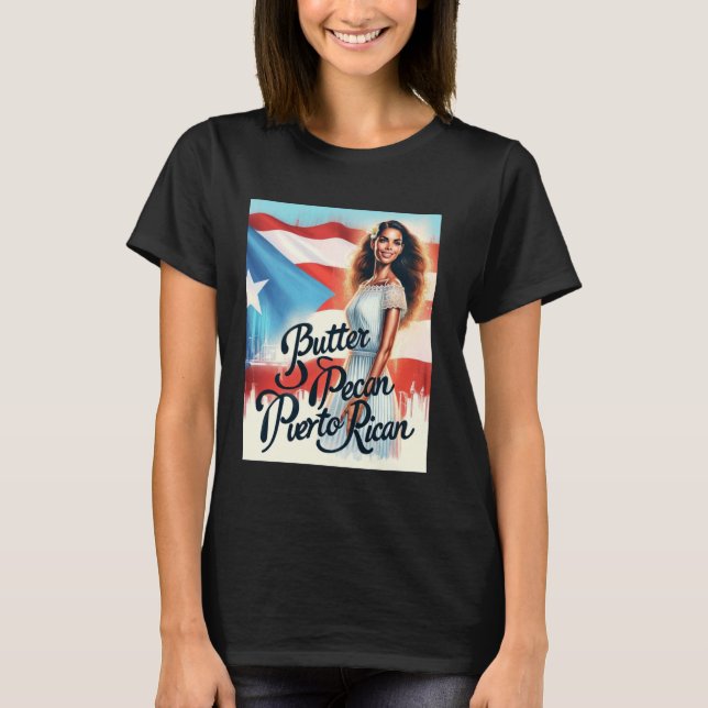 Camiseta Desierto del Orgullo Puertorriqueño Pecan (Anverso)