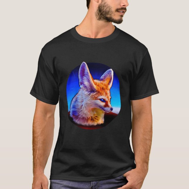 Camiseta Desierto del Sahara de Fennec Fox (Anverso)