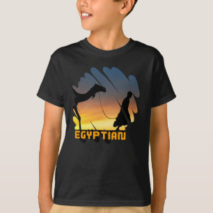 Camiseta Desierto egipcio en camiseta, pirámides