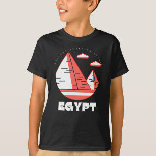 Camiseta Desierto egipcio en camiseta, pirámides