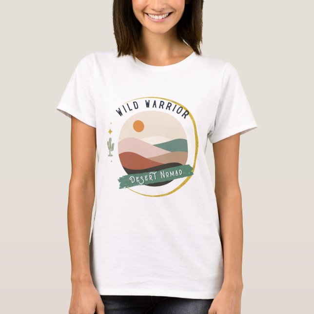 Camiseta Desierto Nomad de Guerrero Salvaje (Anverso)