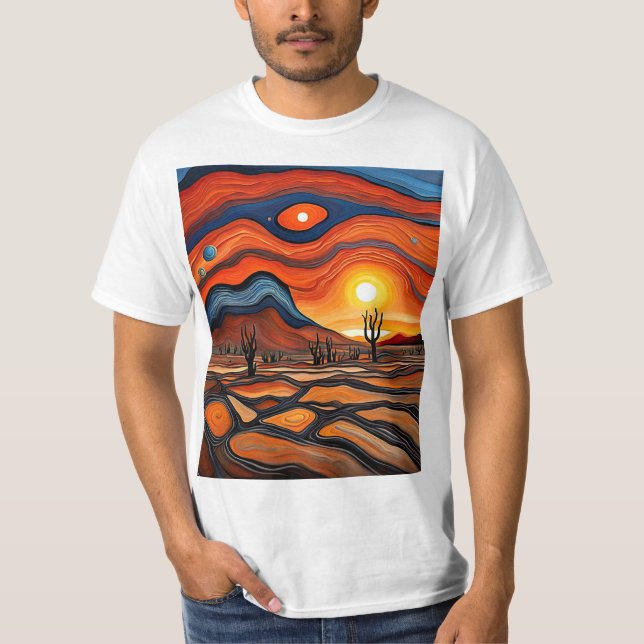 Camiseta Desierto rocoso 1 (Anverso)