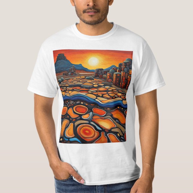 Camiseta Desierto rocoso 4 (Anverso)