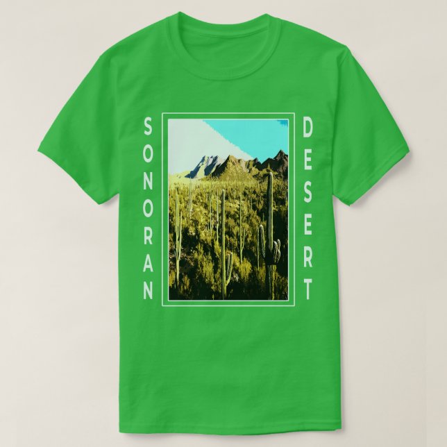 Camiseta Desierto Sonorano Arizona Baja California Sur Méxi (Diseño del anverso)