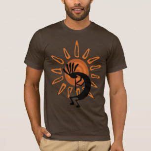 Camiseta Desierto Sun Brown de Kokopelli del suroeste