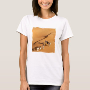 Camiseta Desiertos   Caminata tuareg con camellos