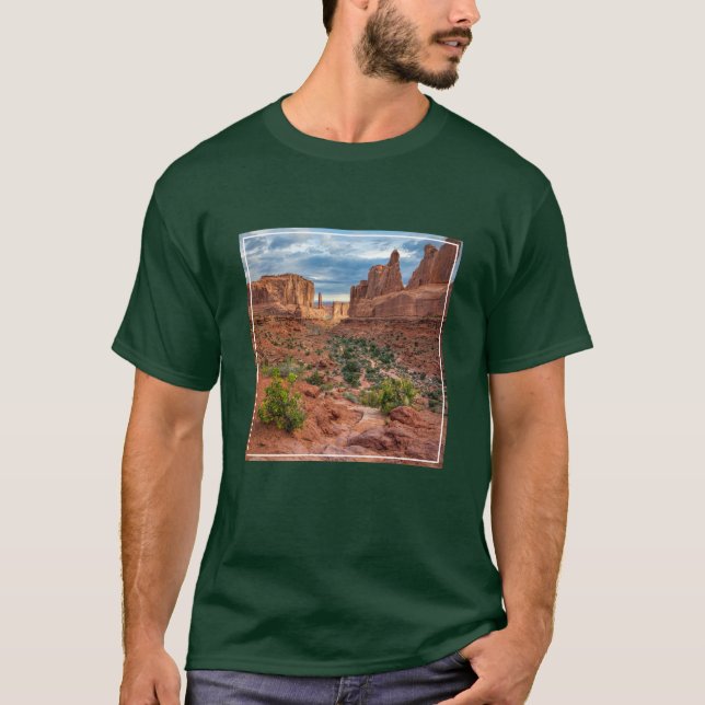 Camiseta Desiertos | Parque nacional Arches, Utah (Anverso)