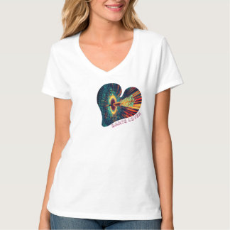 Camiseta Design Darts Lover néon pop love & précision