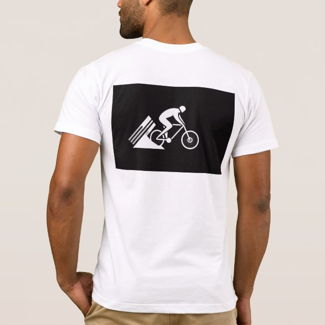 Camiseta design illustration of bike (Reverso)