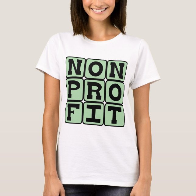 Camiseta Designación de Organización Sin Fines de Lucro (Anverso)