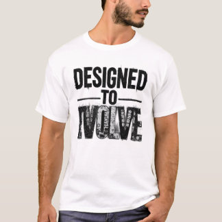 Camiseta Designed to Evolve Men T Shirt Motivational Growth