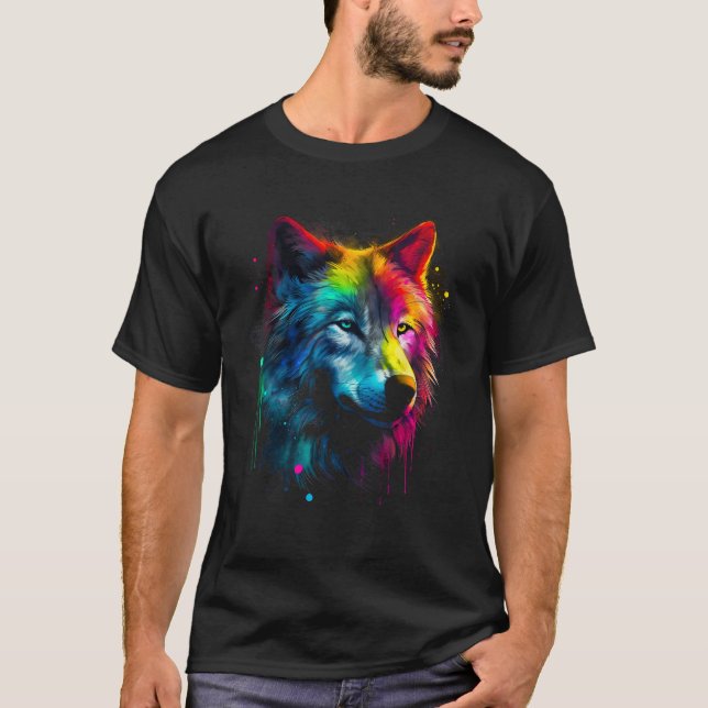 Camiseta Designer Professional Artist Wolf (Anverso)