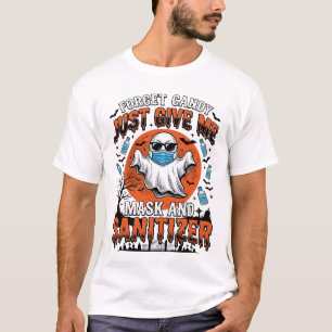 Camiseta Desinfectante Halloween Máscara Divertida de Fanta