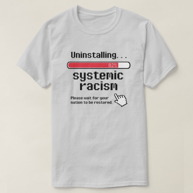 Camiseta Desinstalando el racismo sistémico (Diseño del anverso)