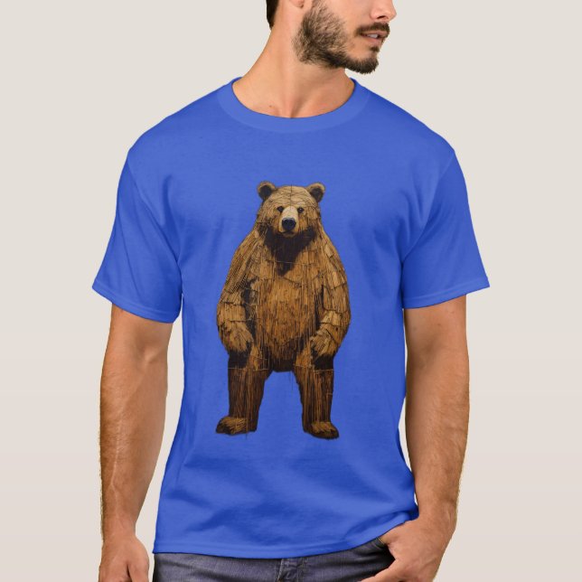 Camiseta Desintegración del oso de paja - Declaración artís (Anverso)