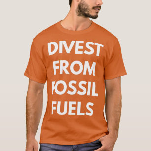 Camiseta Desinvertir de combustibles fósiles
