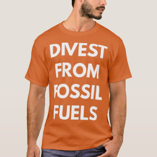 Camiseta Desinvertir de combustibles fósiles