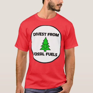 Camiseta Desinvertir en energía renovable de combustibles f
