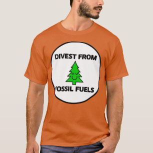 Camiseta Desinvertir en energía renovable de combustibles f