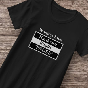 Camiseta Desliz delgado de goma duro de las mujeres