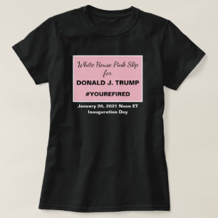 Camiseta Desliz rosa de la Casa Blanca para los ídos de Tru