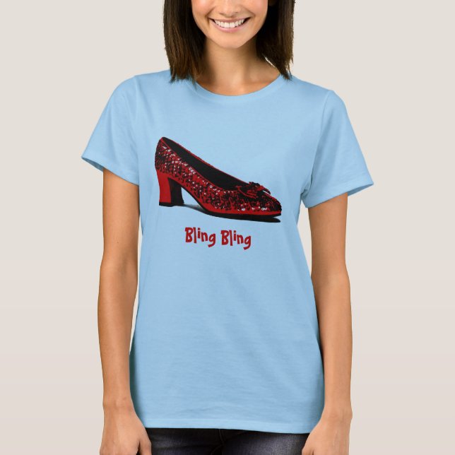 Camiseta deslizadores rojos, Bling Bling (Anverso)