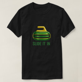 Camiseta Deslízalo – Diseño Divertido de Piedra de Curling
