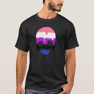 Camiseta Deslizamiento del Orgullo de Genderfluido