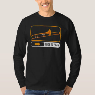Camiseta Deslizar Para Tocar Instrumento Musical Músico Tro