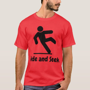 Camiseta Deslizar y buscar el rojo del tee