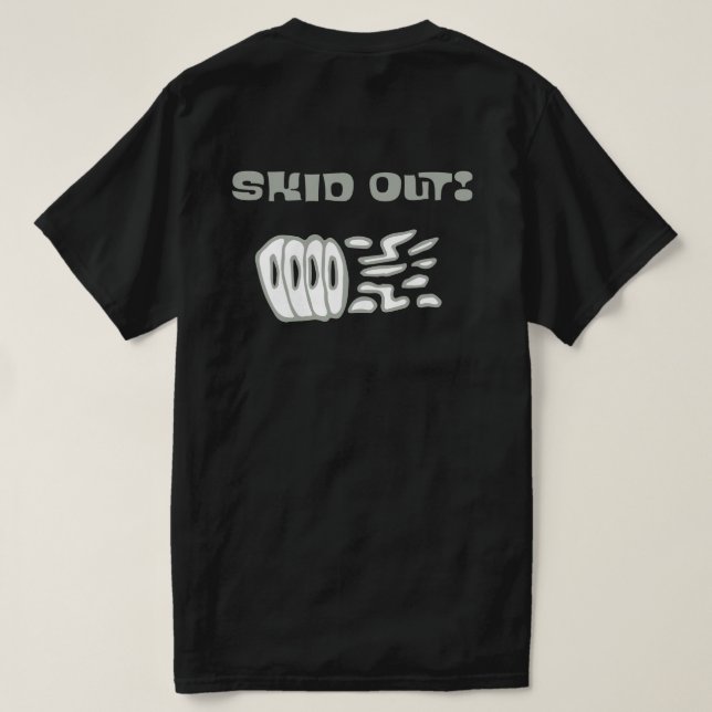 Camiseta ¡Deslízate! (Reverso del diseño)