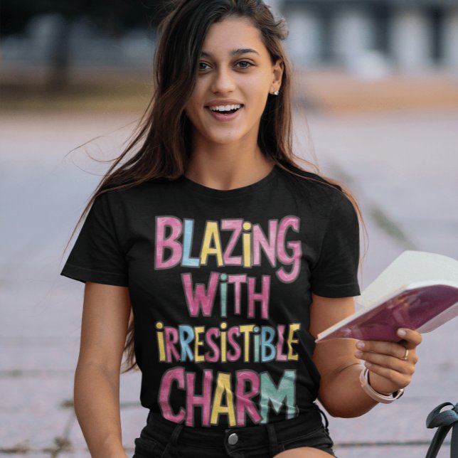 Camiseta Deslumbrante Con Encanto Irresistible (Subido por el creador)