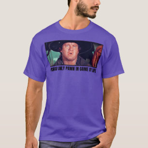 Camiseta Deslumbrante Saddles Mongo sólo peón en juego de l