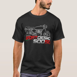 Camiseta Desmo deportivo Ducati 500SD 1977-1978