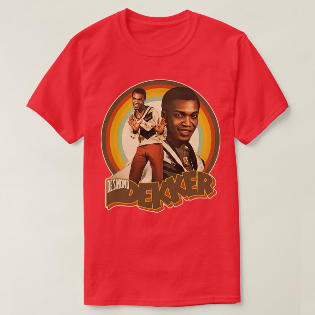 Camiseta Desmond Dekker Retro Rocksteady Ska Dub (Diseño del anverso)