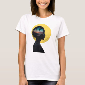 Camiseta desmontar la silueta de reflexión T-Shirt