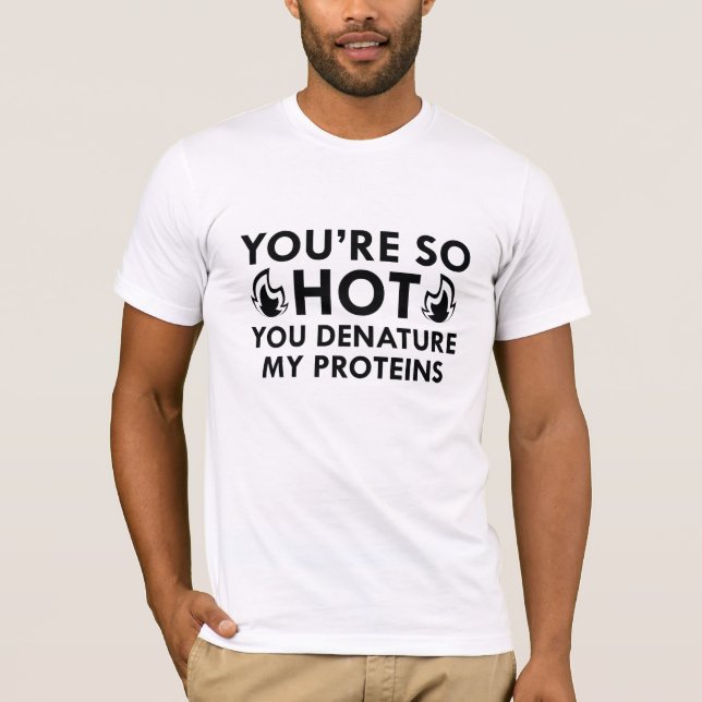 Camiseta Desnaturaliza Mis Proteínas (Anverso)