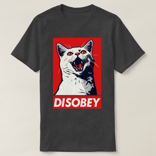 CAMISETA DESOBEDECER (Diseño del anverso)