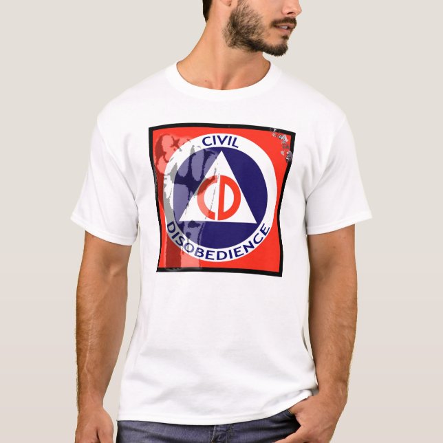 CAMISETA DESOBEDIENCIA CIVIL (Anverso)