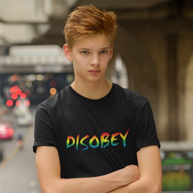 Camiseta Desobey T-Shirt (Subido por el creador)