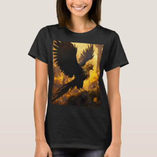 Camiseta Desolado Magico Negro & Golden Phoenix Tee"