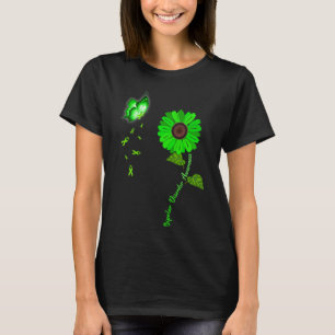 Camiseta Desorden bipolar Conciencia de la mariposa verde S