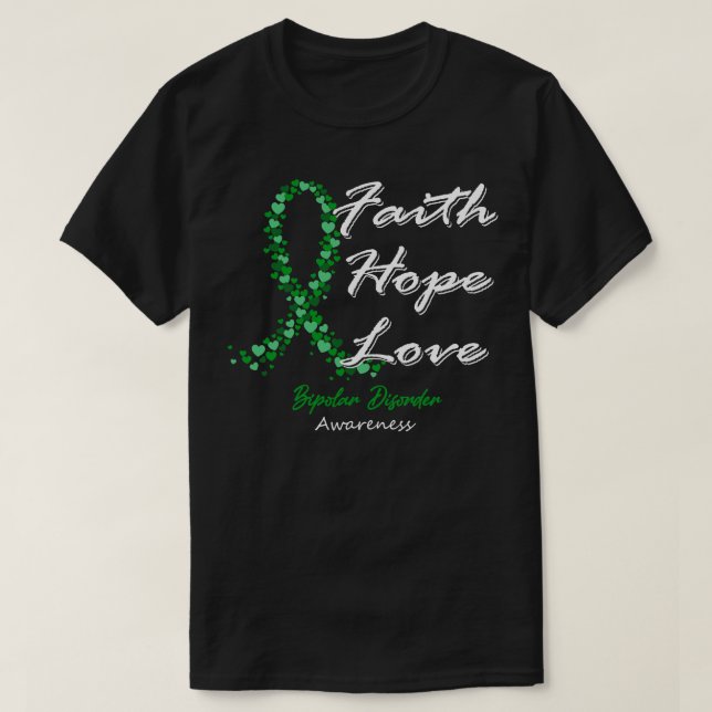 Camiseta Desorden Bipolar Conciencia Fe Esperanza Amor En E (Diseño del anverso)