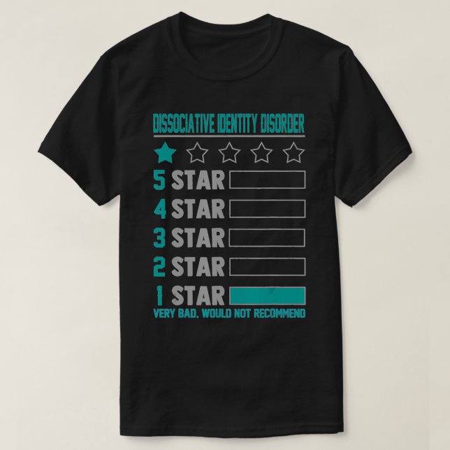 Camiseta Desorden de identidad disociable Distinción de con (Diseño del anverso)