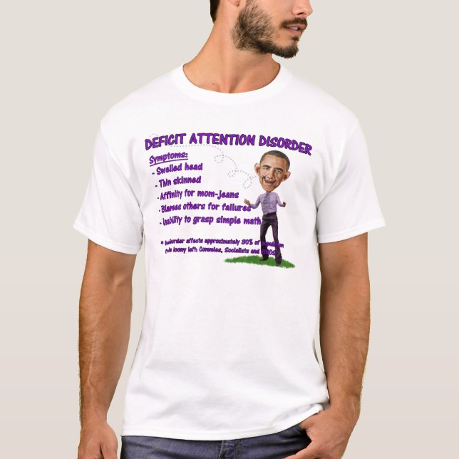 Camiseta Desorden de la atención del déficit (Anverso)