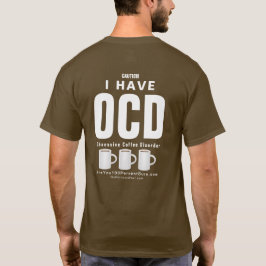 Camiseta Desorden obsesivo del café de OCD