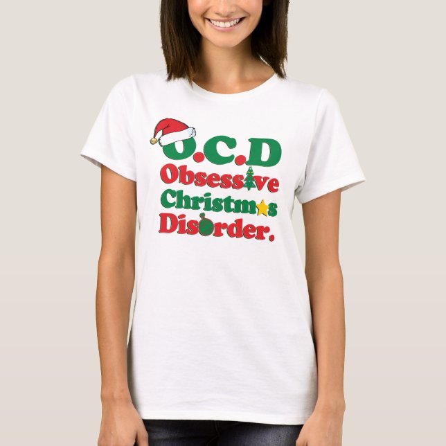 Camiseta Desorden obsesivo del navidad (Anverso)