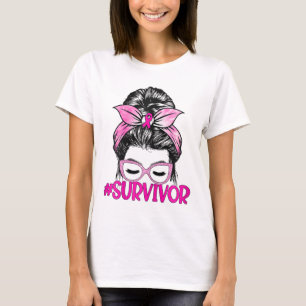 Camiseta Desordenada conciencia sobre el cáncer de mama en 